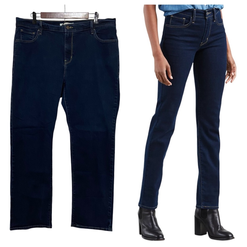 Levi’s 524 High Rise Straight Jeans Blue